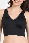 Zivame Double Layered Non Wired 3/4Th Coverage Bra Top With Removable Cookies - Tap Shoe — thumbnail 4